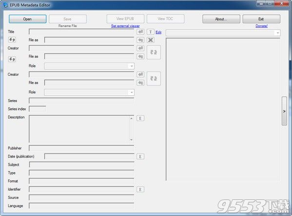 EPub Metadata Editor(epub信息編輯工具)