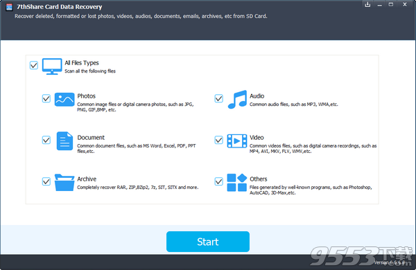 7thShare Card Data Recovery(内存卡数据恢复软件) v6.6.6.8免费版