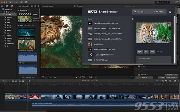 ShareBrowser FCPX Extension Mac版