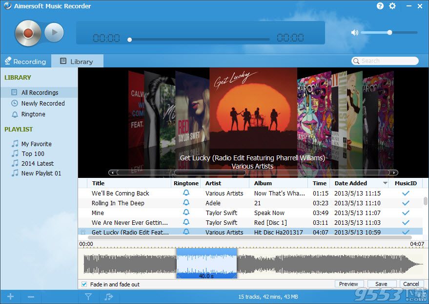 Aimersoft Music Recorder(录音软件)
