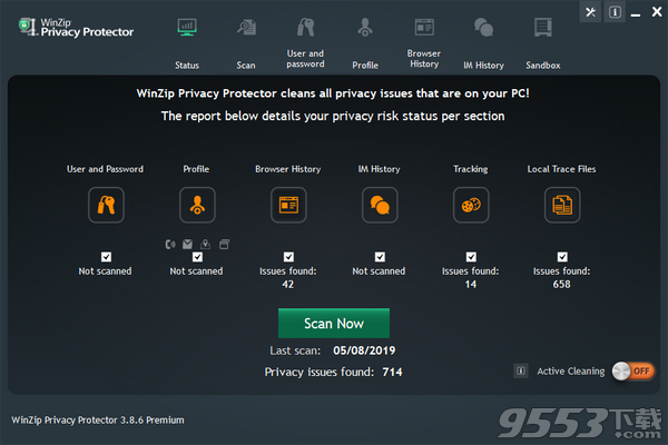 WinZip Privacy Protector(隐私保护工具) v3.8.6免费版
