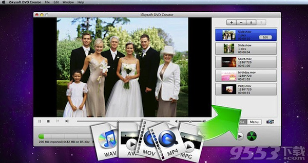 iSkysoft DVD Creator Mac版