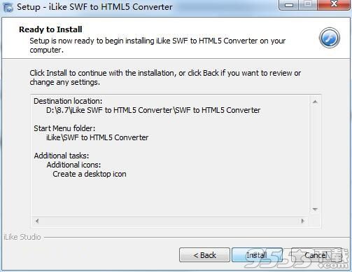 iLike SWF to HTML5 Converter(SWF转HTML5工具)