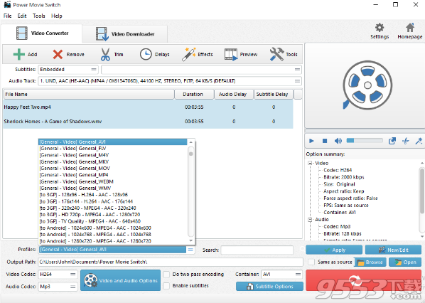 Power Movie Switch(视频格式转换器) v8.8.2.4最新版