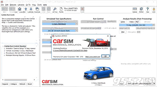 CarSim(车辆动力学仿真软件) v2019最新版