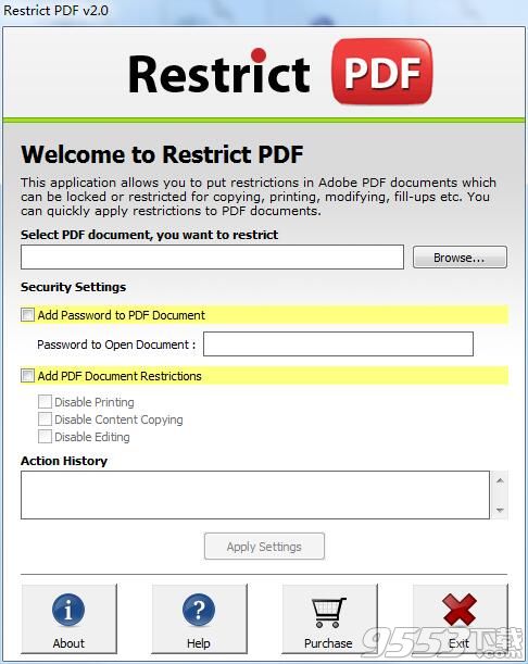 PCVARE Restrict PDF(PDF加密工具)