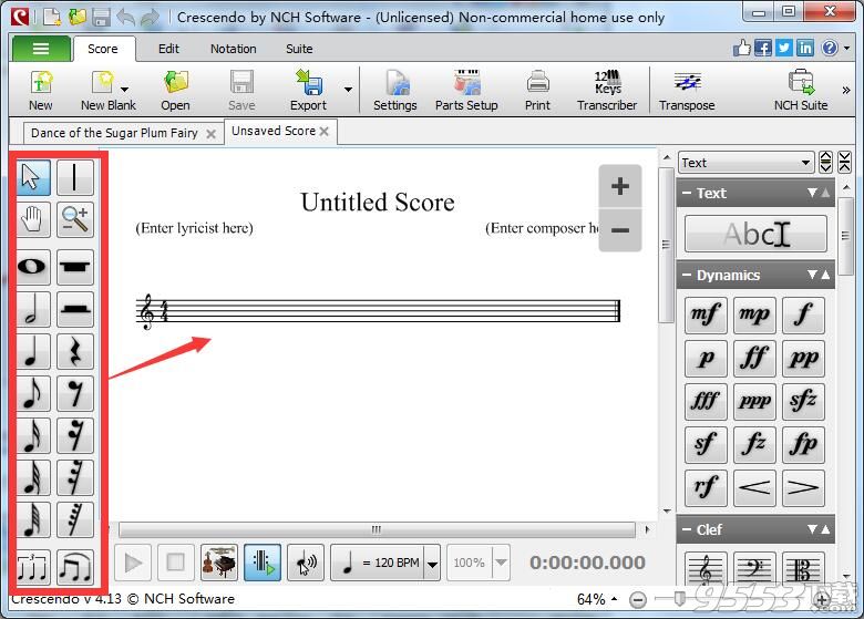 Crescendo Music Notation Editor(乐谱编辑工具)