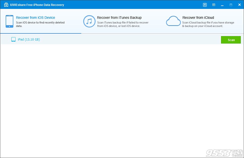 IUWEshare Free iPhone Data Recovery(iPhone数据恢复工具)