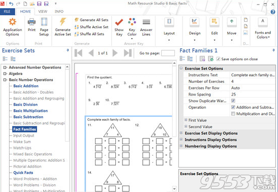 Math Resource Studio Pro