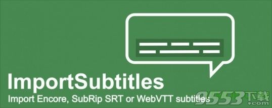 pt_ImportSubtitles(SubRip/SRT字幕导入脚本)