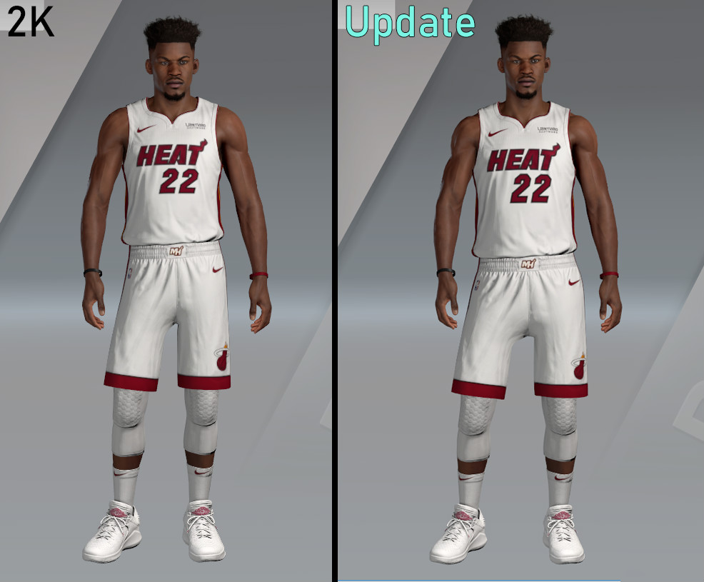 NBA 2K20 热火队巴特勒身形面补MOD