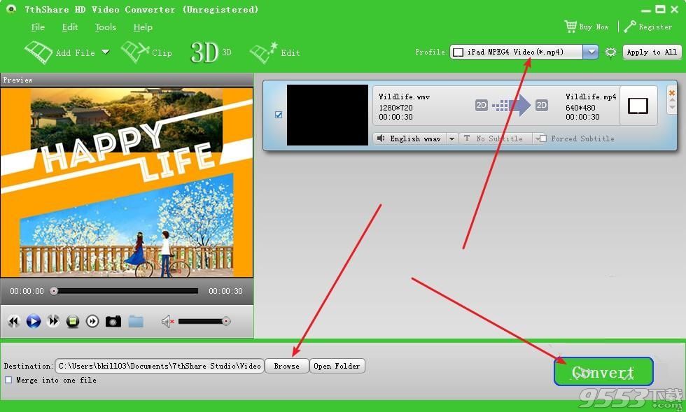 7thShare HD Video Converter(高清视频转换器)