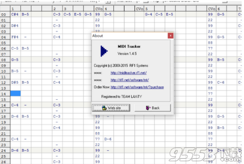 MIDI Tracker(音樂編輯器)