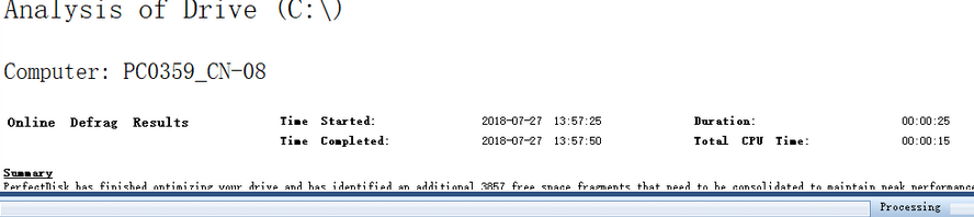 PerfectDisk Server(磁盤管理軟件)