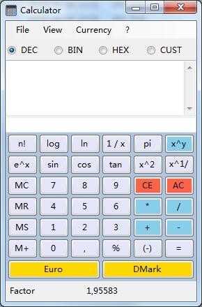 Alternate Calculator(货币换算器)