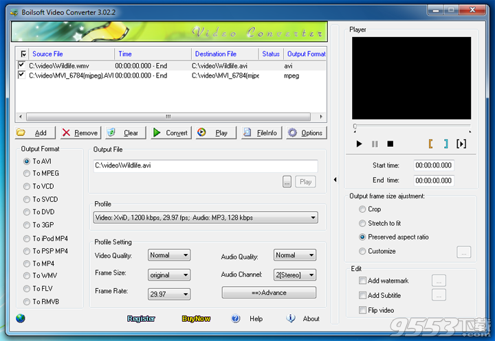 Boilsoft Video Converter(视频转换工具)