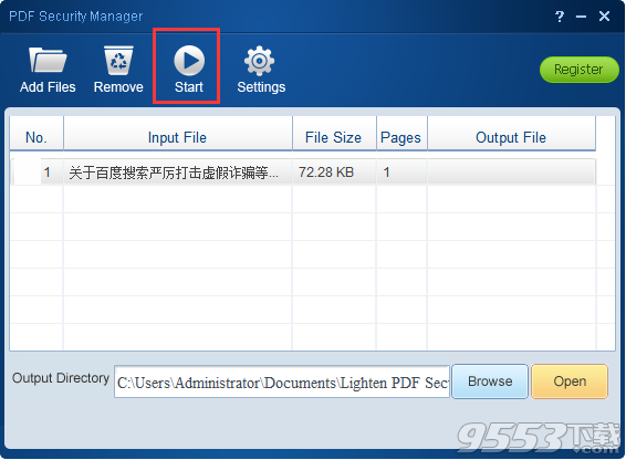 Lighten PDF Security Manager(PDF安全管理器)