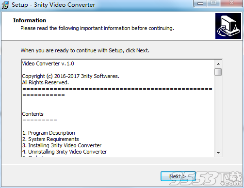 3nity Video Converter(视频格式转换工具)