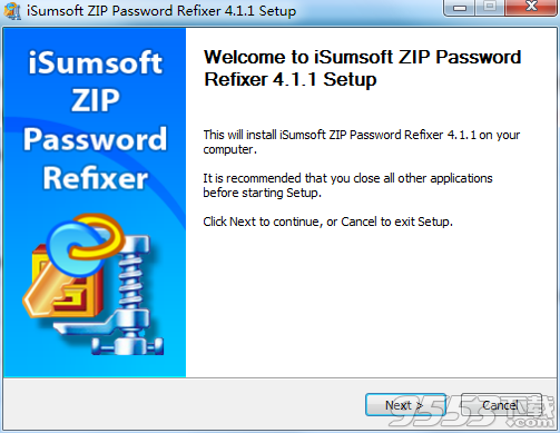 iSumsoft ZIP Password Refixer(ZIP密码恢复工具)