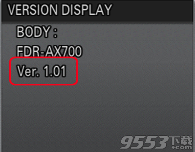 FDR-AX700 Ver1.01固件升级工具最新版