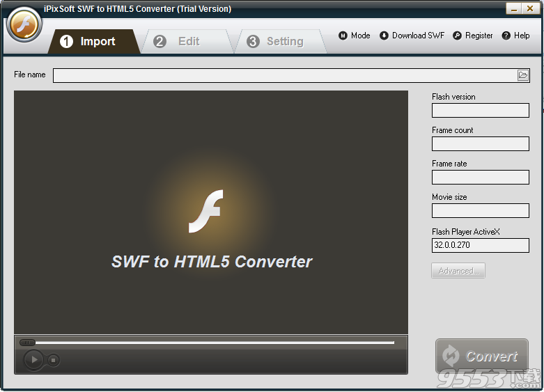 iPixSoft SWF to HTML5 Converter(swf转html5工具)