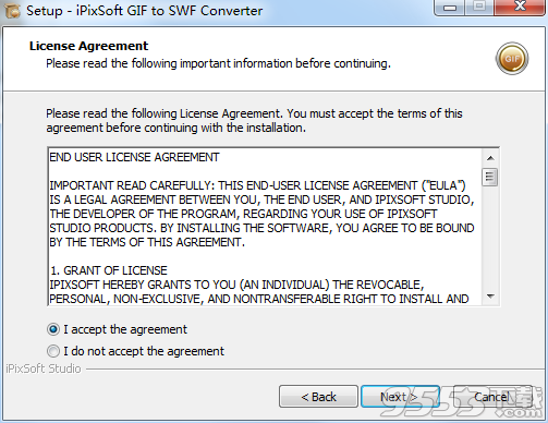 iPixSoft GIF to SWF Converter(GIF到SWF转换工具)