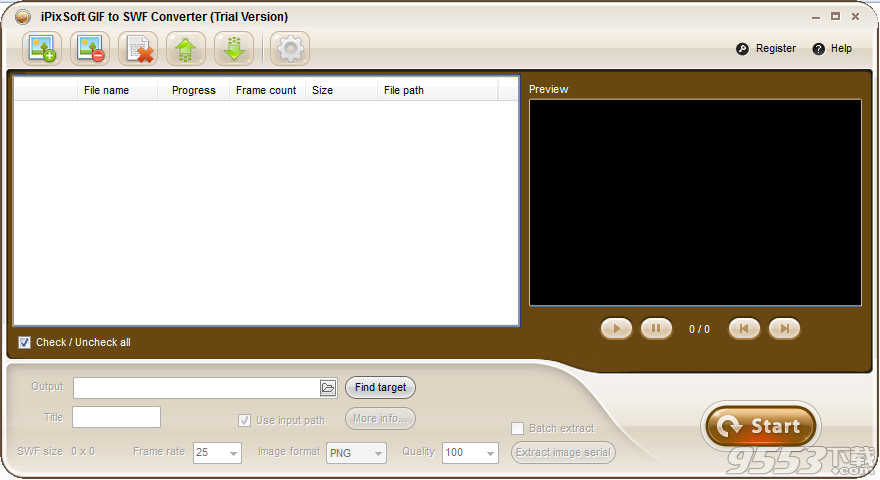 iPixSoft GIF to SWF Converter(GIF到SWF转换工具)