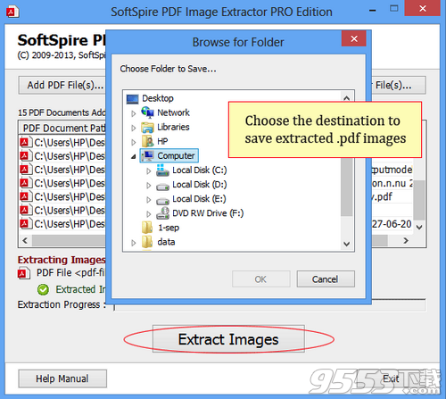 SoftSpire PDF Image Extractor(PDF图片提取软件)