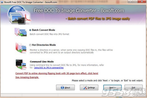 Boxoft Free DOC to Image Converter(文档转图片)