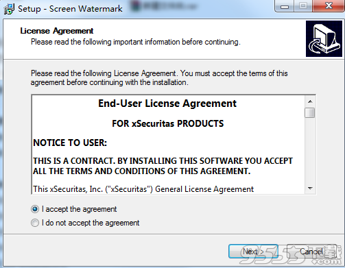 xSecuritas Screen Watermark(屏幕自定義水印) V2.1.0.4 免費(fèi)版