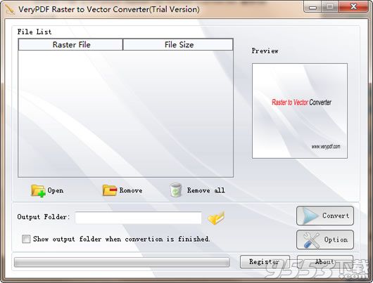 VeryPDF Raster to Vector Converter(光栅到矢量转换工具) v2.1 绿色版