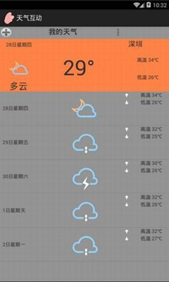 天气互动app下载-天气互动安卓版下载v1.0图1