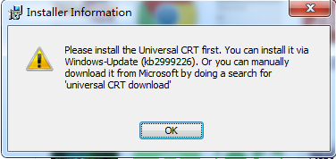 please install the universal crt first修復(fù)工具綠色版