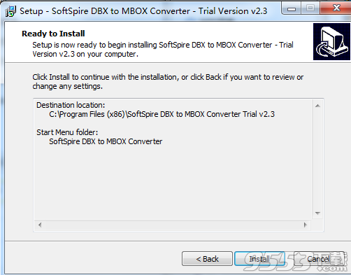 SoftSpire DBX to MBOX Converter v2.3 