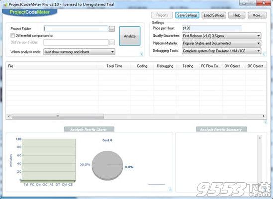 Projec Code Meter(开发项目分析工具) v2.10 免费版