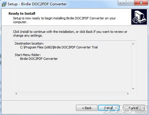 Birdie DOC2PDF Converter V2.1 免费版