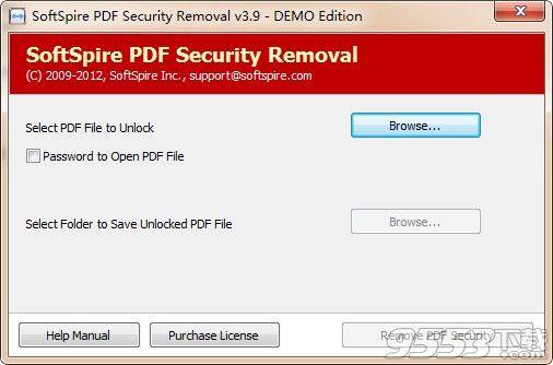 SoftSpire PDF Security Removal v4.0 绿色版