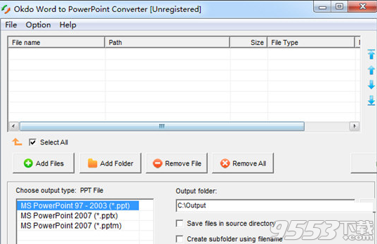 Okdo Pptx Pptm to Ppt Converter