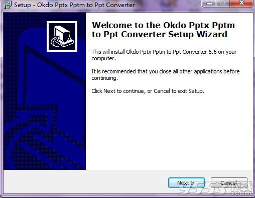 Okdo Pptx Pptm to Ppt Converter