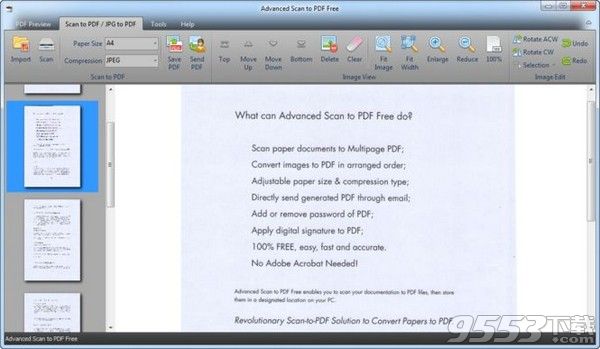 Advanced Scan to PDF Free v4.6.1 免費(fèi)版