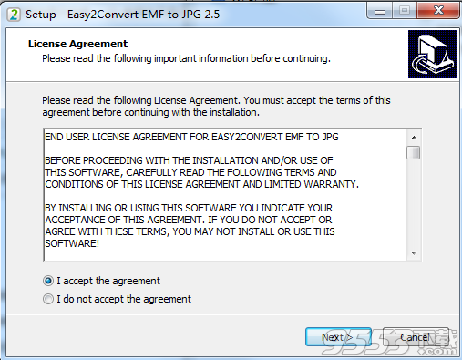 Easy2Convert EMF to JPG(EMF转JPG工具) V2.5 绿色版