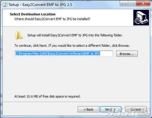 Easy2Convert EMF to JPG(EMF转JPG工具) V2.5 绿色版