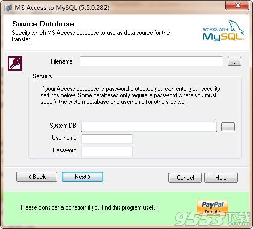 Bullzip MS Access To MySQL