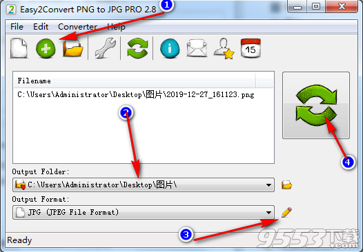 Easy2Convert PNG to JPG PRO v3.3 免费版