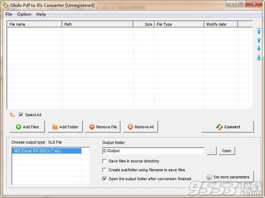 Okdo Pdf to Xls Converter v5.6 免费版