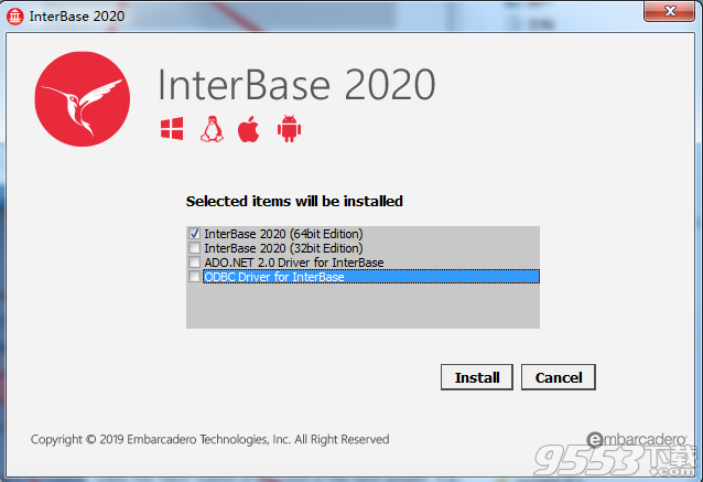 Embarcadero InterBase 2020 V14.0.0.36 免費版