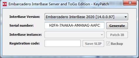 Embarcadero InterBase 2020 V14.0.0.36 免費版