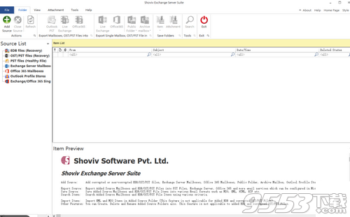 Shoviv Exchange Server Suite