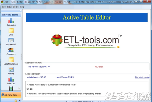 Active Table Editor(数据库编辑器)
