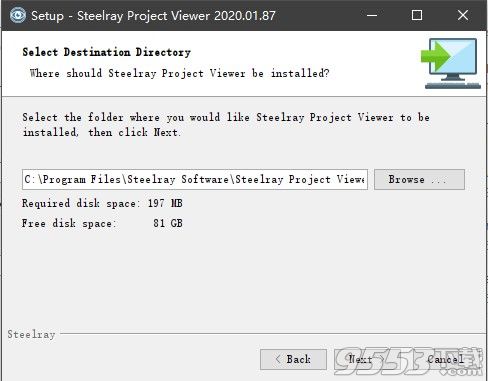 Steelray Project Viewer